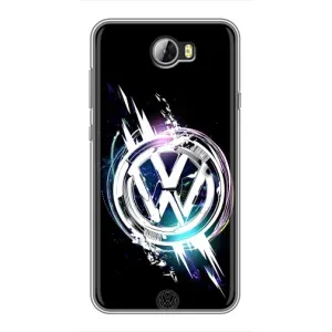 Чехол "Фольксваген" для Huawei Y5II (Volkswagen на черном)