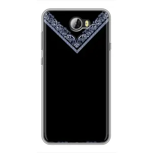 Силиконовый Чехол на Huawei Y5II (Воротник вышиванки)