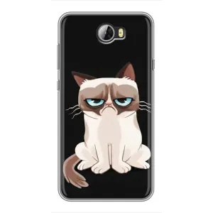 Чехол с рисунком «Взгляд кота» для Huawei Y5II