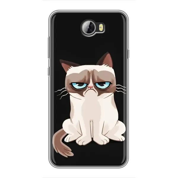 Чехол с рисунком «Взгляд кота» для Huawei Y5II Чехол с рисунком «Взгляд кота» для Huawei Y5II