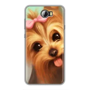 Чохол (ТПУ) Милі песики для Huawei Y5II (Йоркширський тер'єр)
