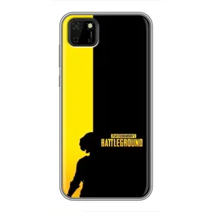 Чехол (TPU) с картинкой "Лого Пабг" на Хуавей У5р (Battlegrounds)