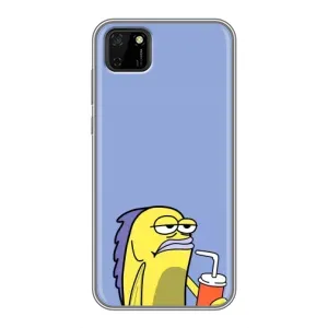 Бампер с принтом Мемы для Huawei Y5p (Безразличие)