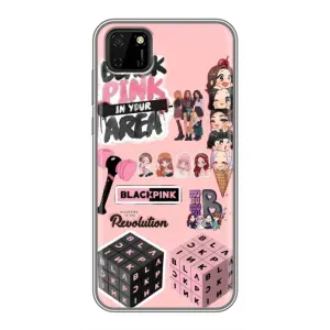 Чехлы с картинкой для Huawei Y5p (BLACK PINK коллаж)
