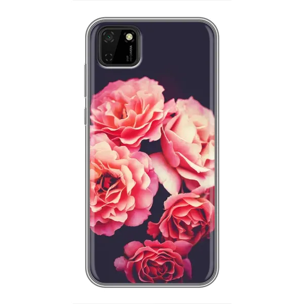 Чехол с рисунком «Бутоны» для Huawei Y5p Чехол с рисунком «Бутоны» для Huawei Y5p
