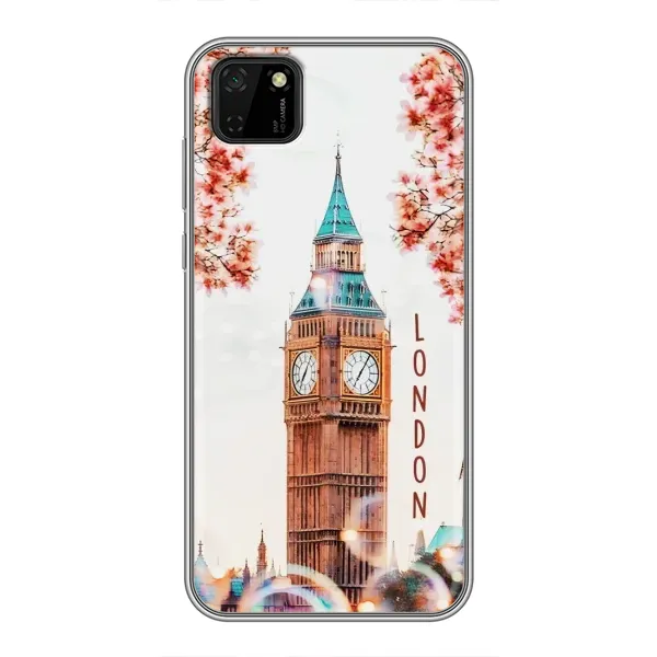 Чехол с рисунком «Часы Лондон» для Huawei Y5p Чехол с рисунком «Часы Лондон» для Huawei Y5p