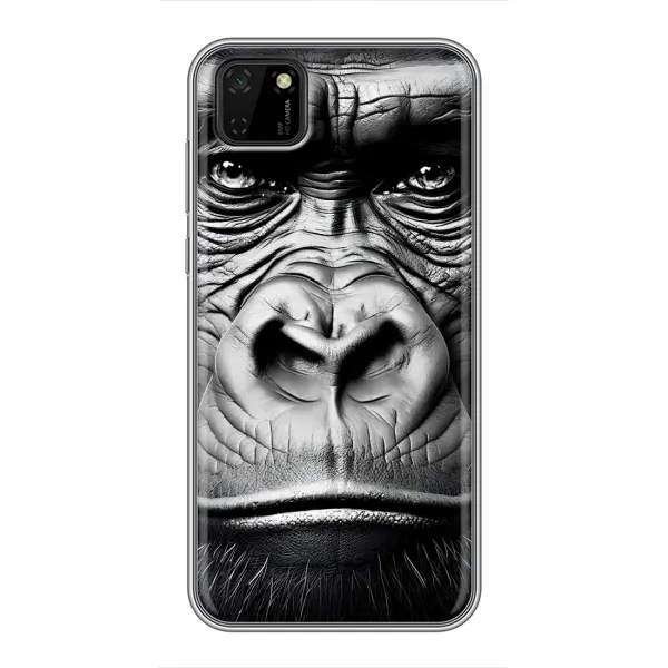 Чехол с рисунком «Черная обезьяна» для Huawei Y5p Чехол с рисунком «Черная обезьяна» для Huawei Y5p