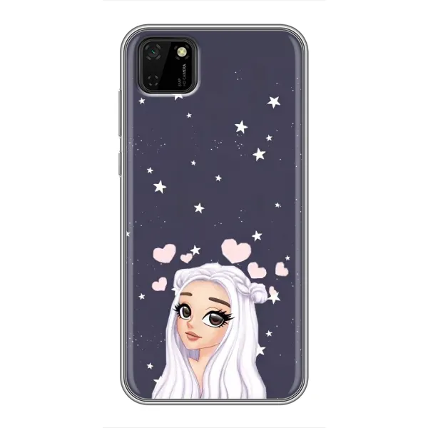 Чехол с рисунком «Девушка и сердечки» для Huawei Y5p Чехол с рисунком «Девушка и сердечки» для Huawei Y5p