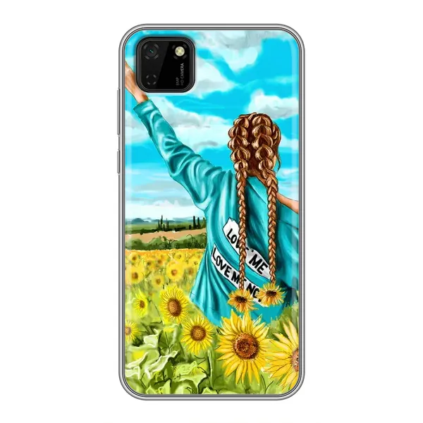 Чехол с рисунком «Девушка на поле» для Huawei Y5p Чехол с рисунком «Девушка на поле» для Huawei Y5p