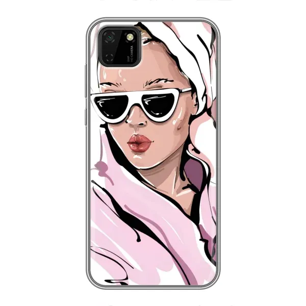 Чехол с рисунком «Девушка в халате» для Huawei Y5p Чехол с рисунком «Девушка в халате» для Huawei Y5p