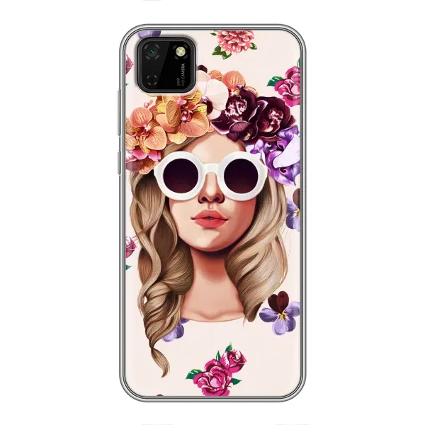 Чехол с рисунком «Девушка в очках» для Huawei Y5p Чехол с рисунком «Девушка в очках» для Huawei Y5p