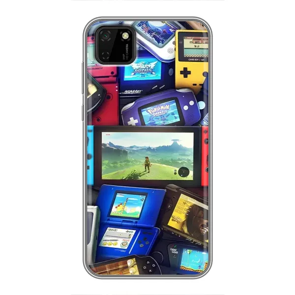 Чехол с рисунком «Джойстики» для Huawei Y5p Чехол с рисунком «Джойстики» для Huawei Y5p