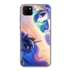 Чехол Unicorn на Huawei Y5p (Единорожки на тучках)