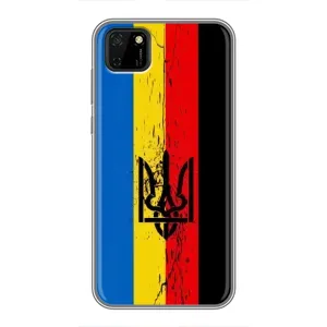 Чехлы УПА (Красно-Чёрный) на Huawei Y5p (Флаг УПА)