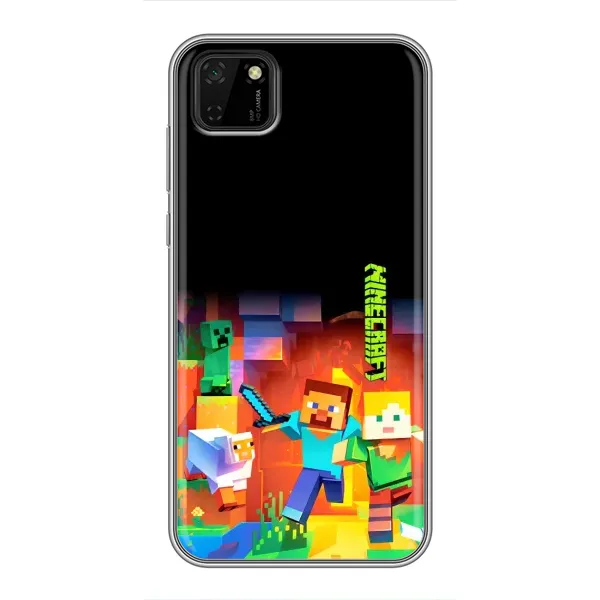 Чехол с рисунком «Герой Майнкрафт» для Huawei Y5p Чехол с рисунком «Герой Майнкрафт» для Huawei Y5p