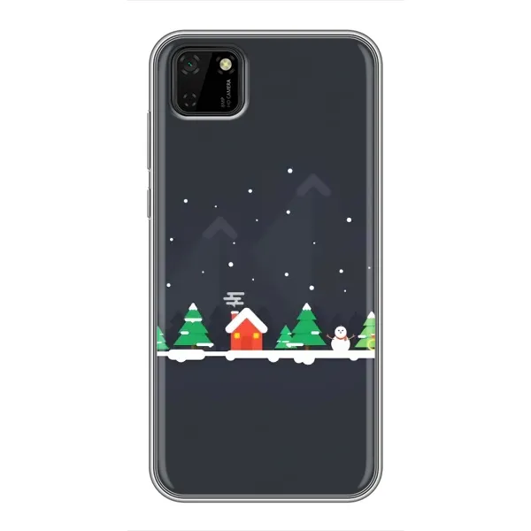Чехол с рисунком «Город зимний» для Huawei Y5p Чехол с рисунком «Город зимний» для Huawei Y5p