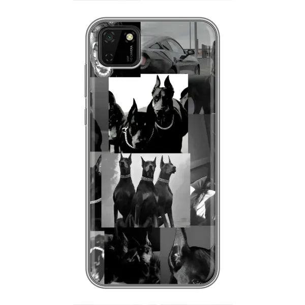 Чехол с рисунком «Коллаж Доберман» для Huawei Y5p Чехол с рисунком «Коллаж Доберман» для Huawei Y5p