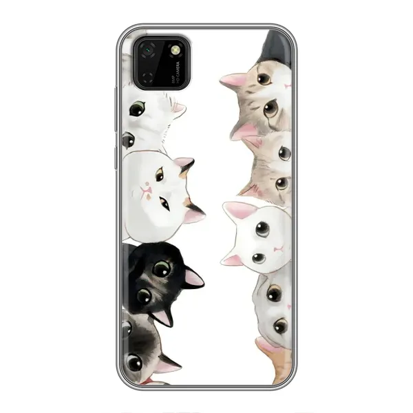 Чехол с рисунком «Коты» для Huawei Y5p