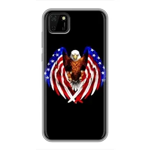 Чехол Флаг USA для Huawei Y5p (Крылья США)