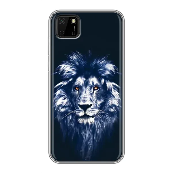 Чехол с рисунком «Лев - синий» для Huawei Y5p Чехол с рисунком «Лев - синий» для Huawei Y5p