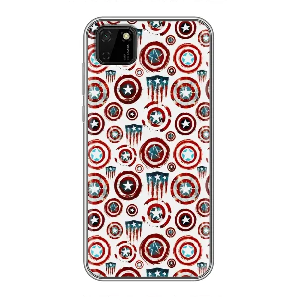 Чехол с рисунком «Марвел щиты» для Huawei Y5p