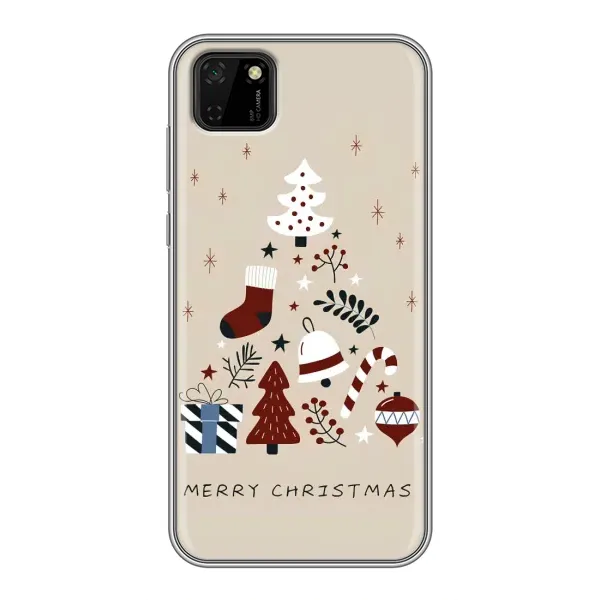 Чехол с рисунком «Merry Christmas» для Huawei Y5p Чехол с рисунком «Merry Christmas» для Huawei Y5p