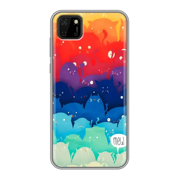 Чехол с рисунком «Mew» для Huawei Y5p