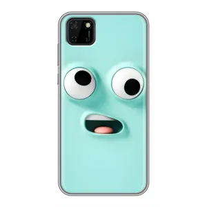 Силиконовые Чехлы (смешные стикеры) для Huawei Y5p (Забавное мятное лицо)
