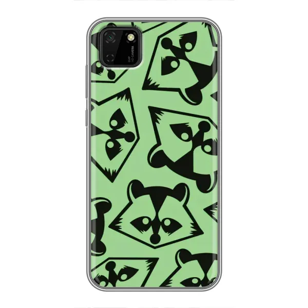 Чехол с рисунком «Мордочки Енота» для Huawei Y5p Чехол с рисунком «Мордочки Енота» для Huawei Y5p