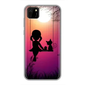 Девчачий Чехол для Huawei Y5p (На качели)