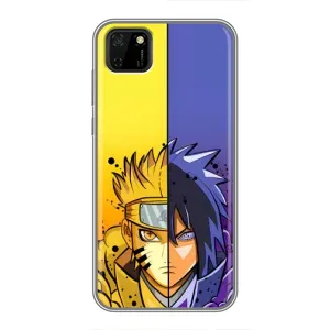 Купить Чехлы на телефон с принтом Anime для Huawei Y5p (Naruto Vs Sasuke)