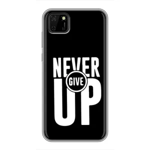 Силіконовый Чохол на Huawei Y5p з картинкою НАЙК (Never Give UP)