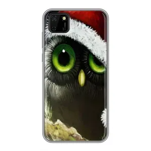 Чехлы с принтом СОВЫ для Huawei Y5p (Новогодняя Сова)