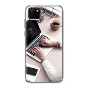 Силиконовый бампер (Работники) на Huawei Y5p (Офисный работник)