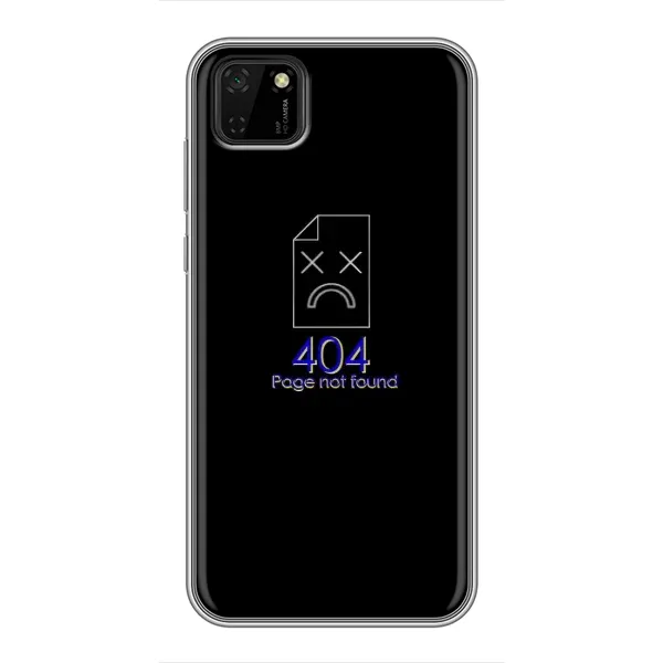 Чохол з малюнком «Помилка 404» для Huawei Y5p Чохол з малюнком «Помилка 404» для Huawei Y5p