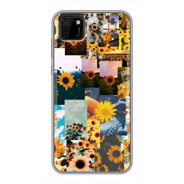 Чехол с рисунком «Подсолнуховый дизайн» для Huawei Y5p Чехол с рисунком «Подсолнуховый дизайн» для Huawei Y5p