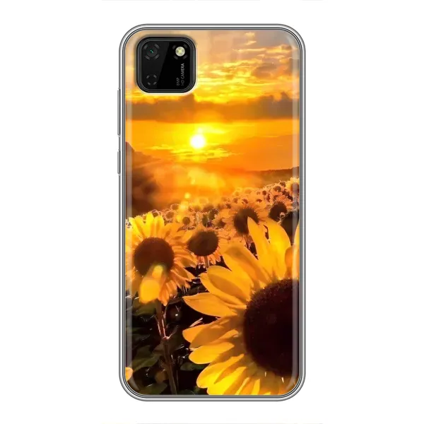 Чехол с рисунком «поле подсолнухов» для Huawei Y5p