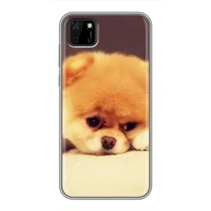 Чехол (ТПУ) Милые собачки для Huawei Y5p (Померанский шпиц)