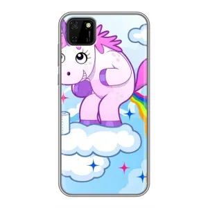 Чехол Unicorn на Huawei Y5p (Радуга единорожка)