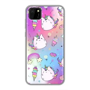Чехол Unicorn на Huawei Y5p (Радуга и Единорог)