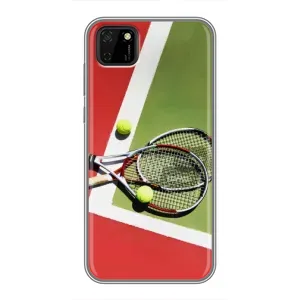 Чохли з прінтом Спортивна тематика для Huawei Y5p (Ракетки теніс)