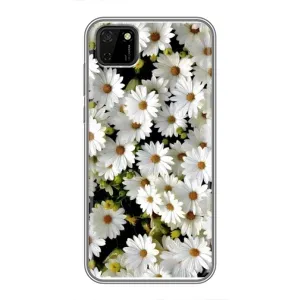 Чехол с ромашками на Huawei Y5p (Рамка в ромашках)