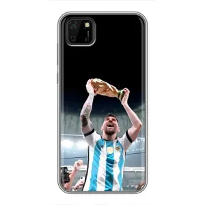 Чохли Лео Мессі Аргентина для Huawei Y5p (Щасливий Мессі)
