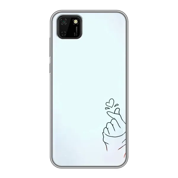 Чехол с рисунком «Сердце на голубом» для Huawei Y5p Чехол с рисунком «Сердце на голубом» для Huawei Y5p