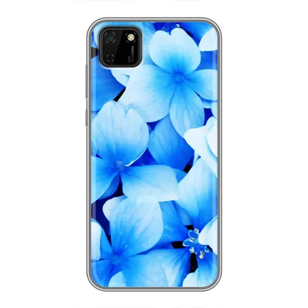 Чехол с рисунком «Синие цветы» для Huawei Y5p Чехол с рисунком «Синие цветы» для Huawei Y5p