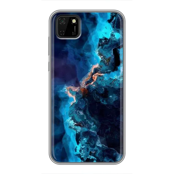 Чехол с рисунком «Синий мрамор» для Huawei Y5p Чехол с рисунком «Синий мрамор» для Huawei Y5p