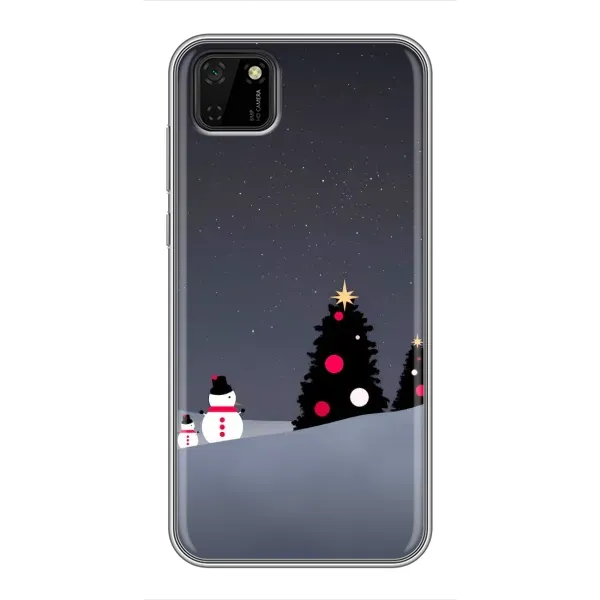 Чехол с рисунком «Снеговички» для Huawei Y5p Чехол с рисунком «Снеговички» для Huawei Y5p