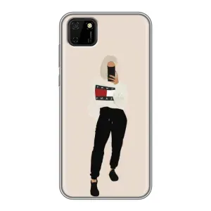 Силіконовый Чохол на Huawei Y5p з картинкой Модных девушек (Стильна)