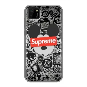 Чехол с Брендами одежды на Хуавей У5р (Supreme Маус)