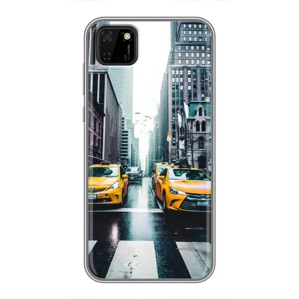 Чехол с рисунком «Такси» для Huawei Y5p Чехол с рисунком «Такси» для Huawei Y5p